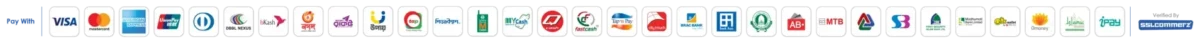 Accepted payment methods — Visa, Mastercard, bKash, Nagad, Rocket, DBBL, MTB, SSLCommerz সহ